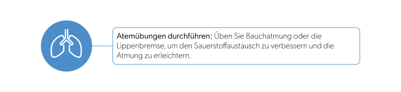 Atemübungen durchführen