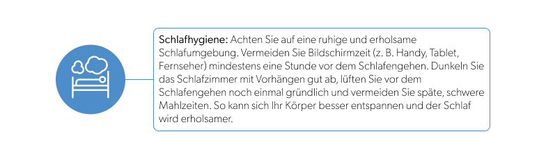 Schlafhygiene